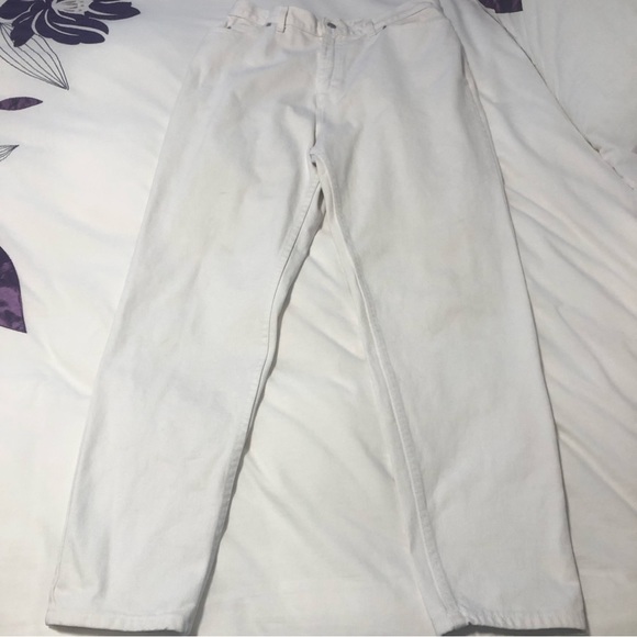 🌟Host Pick🌟Faded Glory Size 16 White Denim 100% Cotton Jeans - Picture 4 of 13